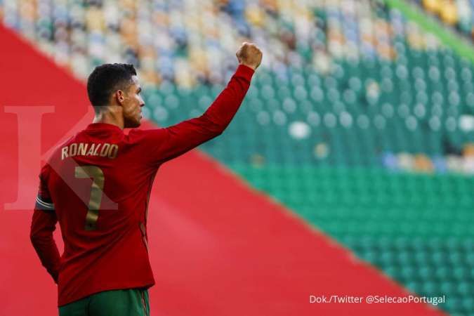 Cristiano Ronaldo berseragam Timnas Portugal