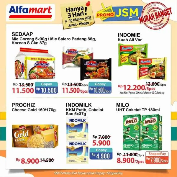 Promo JSM Alfamart 8-10 Oktober 2021