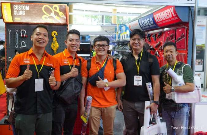 Toyo Hoist Bersama Powertec Memperkenalkan Solusi Lifting di Pameran BEX 2024