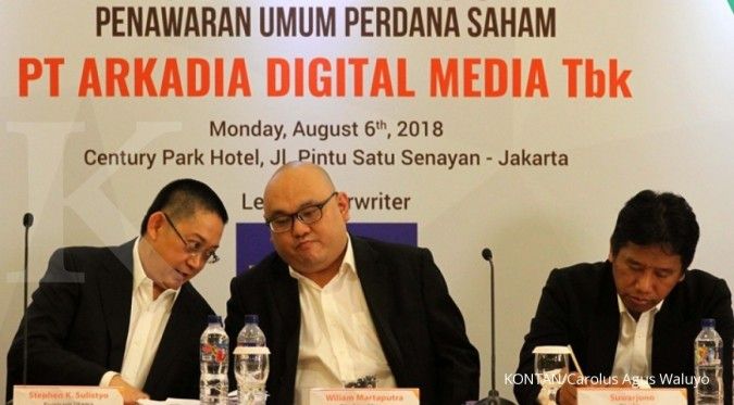 Arkadia Digital Media (DIGI) targetkan pendapatan tumbuh 15% di tahun 2019