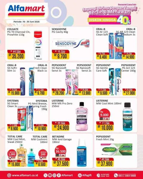 Promo Alfamart Personal Care Fair Periode 16-30 Juni 2025