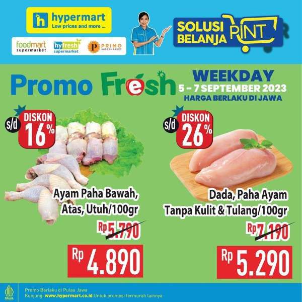 Katalog Promo Hypermart Terbaru 5-7 September 2023, Promo Hyper Diskon Weekday