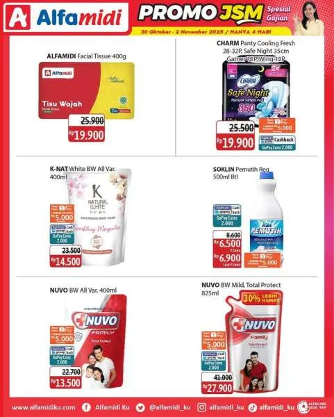 Promo JSM Alfamidi Hanya 4 Hari Periode 30 Oktober-2 November 2025