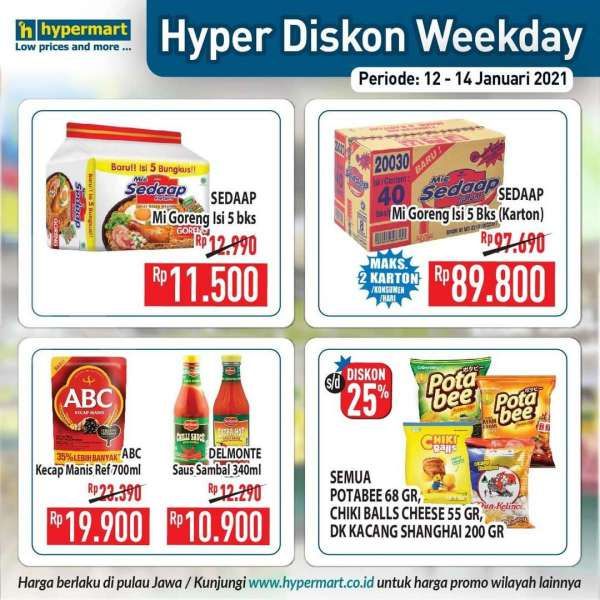 Promo Hypermart weekday 12-14 Januari 2021 