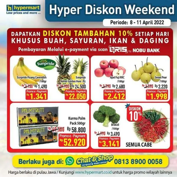 Promo JSM Hypermart 8-11 April 2022, Hyper Diskon Weekend Terbaru