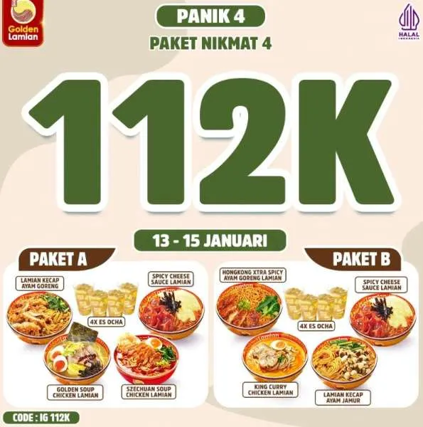 Promo Golden Lamian Januari 2025