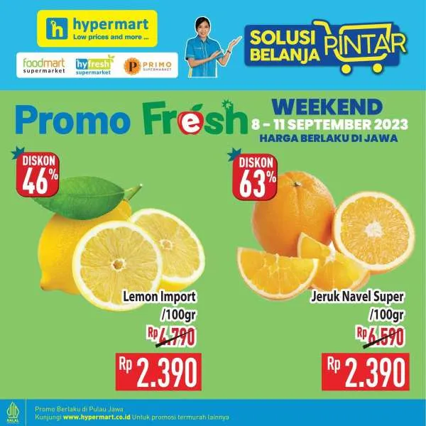 Promo Hypermart Hyper Diskon Weekend Periode 8-11 September 2023