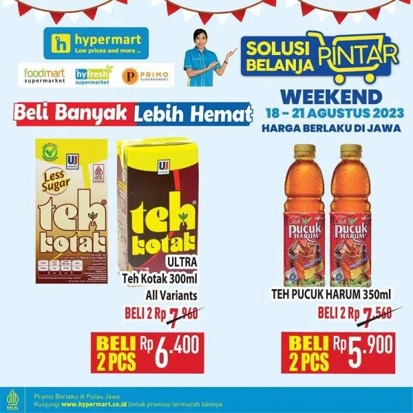 Promo Hypermart Beli Banyak Lebih Hemat Periode 18-21 Agustus 2023