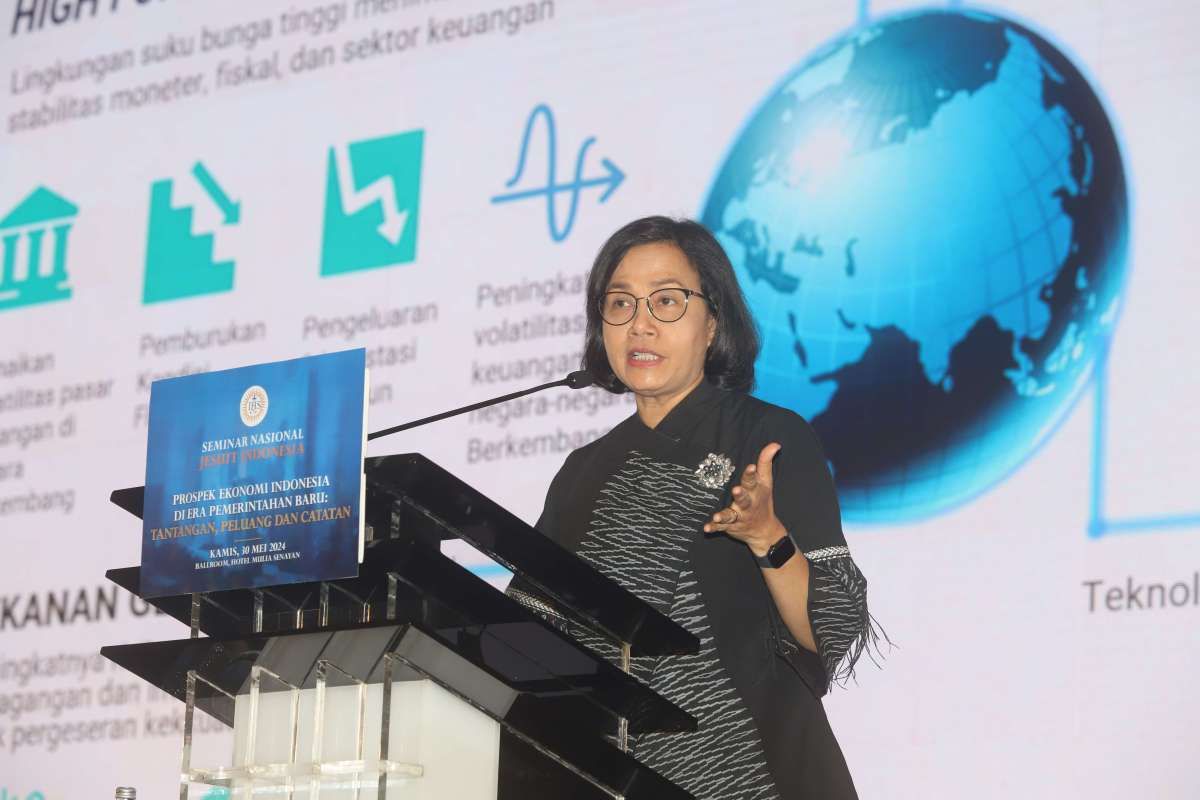 Menkeu Paparkan Prospek Ekonomi pada Seminar Nasional Jesuit Indonesia 