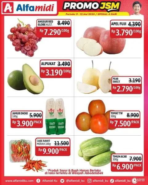 Promo JSM Alfamidi Hanya 4 Hari Periode 9-12 Mei 2025