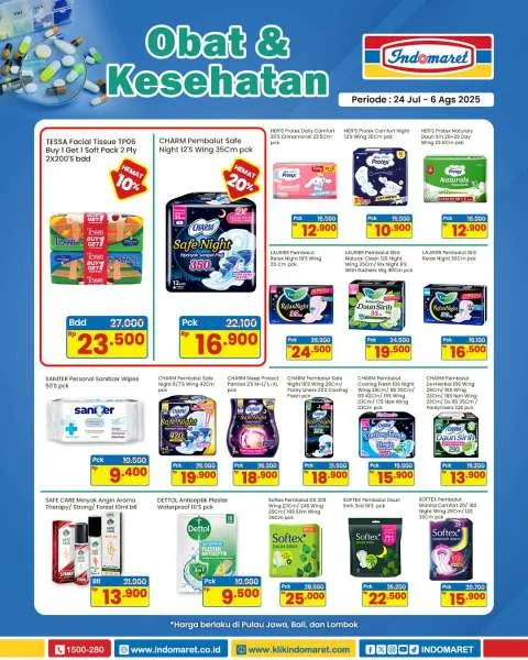 Promo Indomaret Super Hemat Periode 24 Juli-6 Agustus 2025