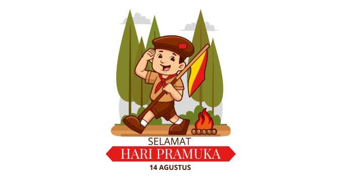 Selamat Hari Pramuka 2024, Ini Ucapan & Link Download Twibbon Meriahkan Hari Pramuka