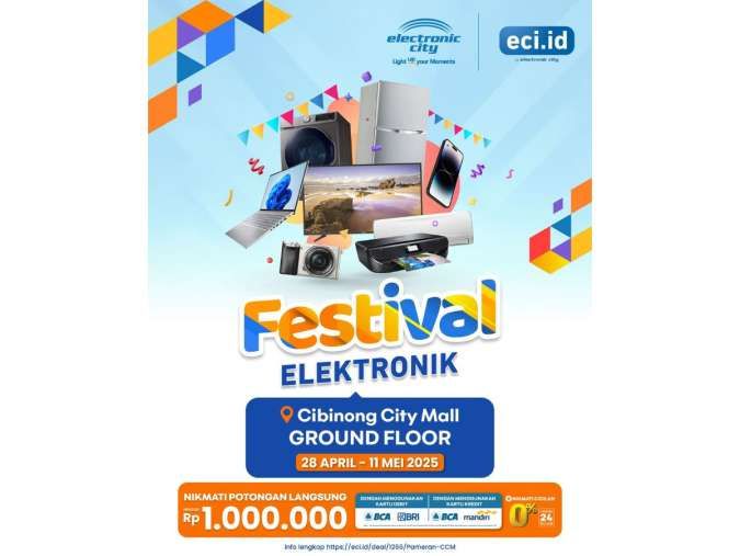 Festival Elektronik Ramaikan Cibinong City Mall Dengan Ragam Promo Menarik
