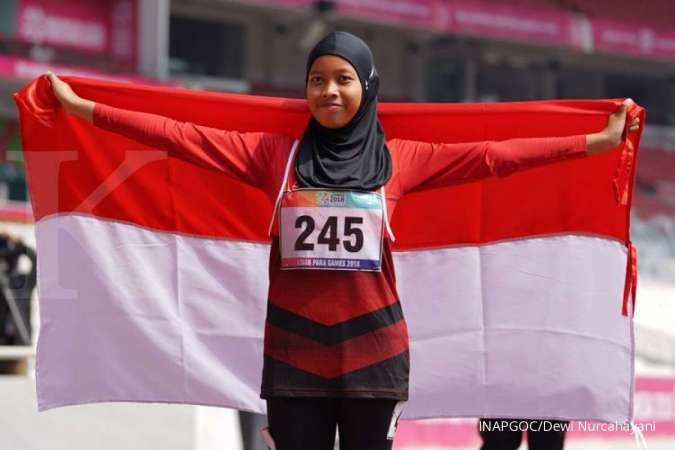 Hebat, atlet para Atletik NPC Indonesia Karisma Evi Tiarani pecahkan rekor dunia