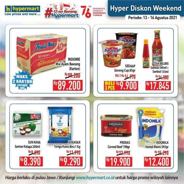 Katalog Promo JSM Hypermart 13-16 Agustus 2021