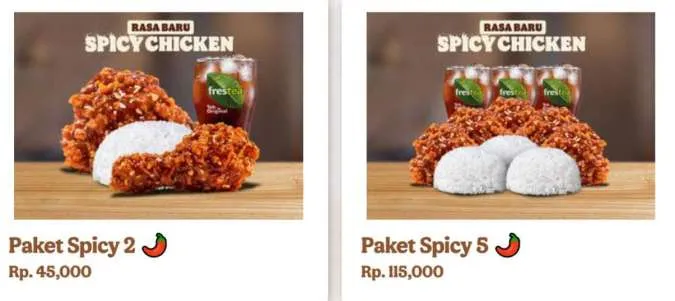 Promo Burger King Spicy Chicken 