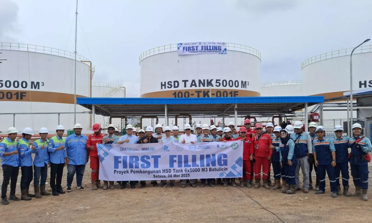 WIKA Rekon Laksanakan First Filling Proyek HSD B40 di Kalsel
