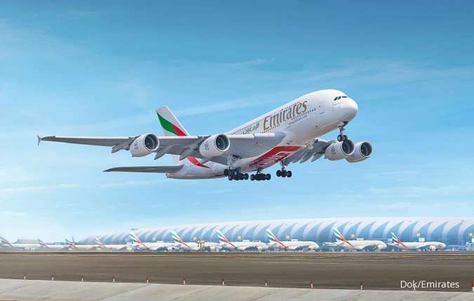 Superjumbo A380 Emirates, Resmi Terbangi Rute Bali Dubai 1 Juni 2023