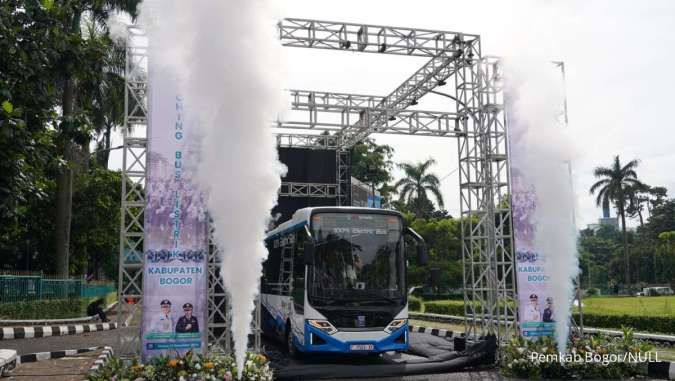 Pemkab Bogor Luncurkan Bus Listrik Gratis Rute Sentul - Bojonggede