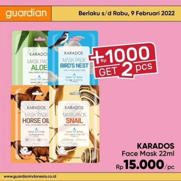 Hari Terakhir, Cek dan Manfaatkan Promo Guardian Tambah Rp 1.000 Dapat 2 Produk Ini