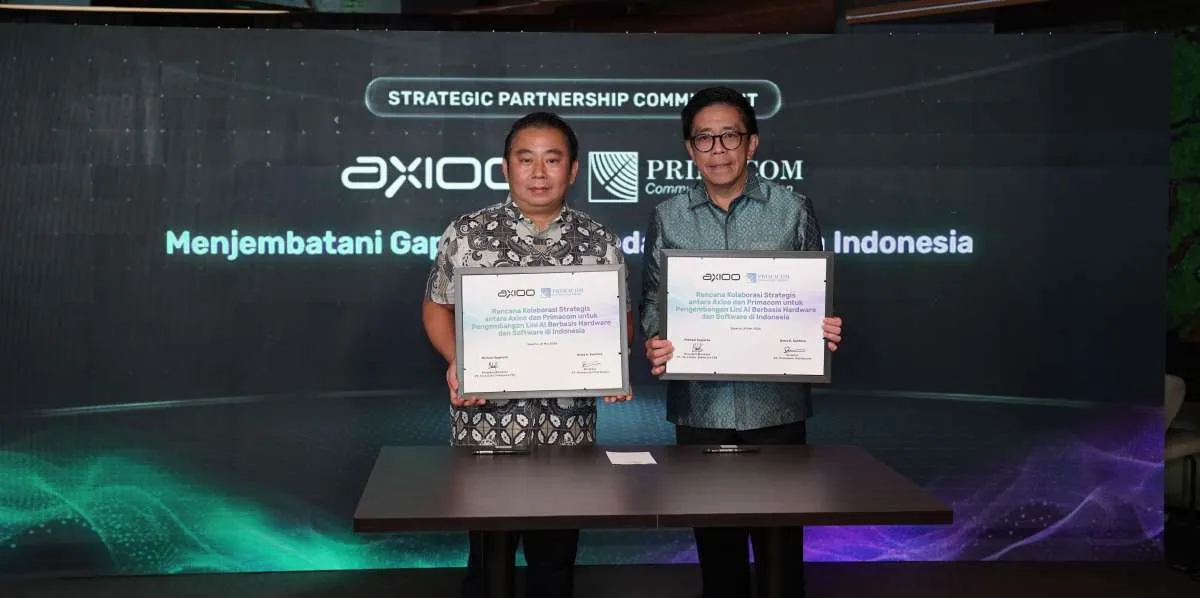 Axioo Gandeng Primacom Perkuat Langkah di Industri AI untuk Data di Indonesia