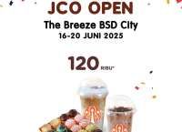 Promo JCO The Breeze BSD City 16-20 Juni, 2 Minuman + 1 Box Jpops Cuma Rp 120.000