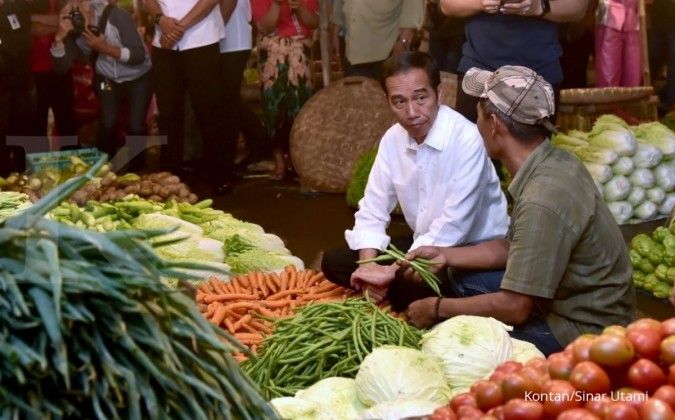 Presiden jawab isu kenaikan harga pangan dengan blusukan ke pasar