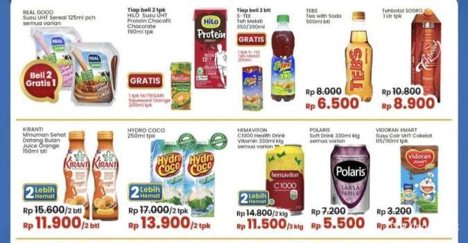 Promo Indomaret Super Hemat sampai 18 September 2024, Susu-Es Krim Beli 2 Gratis 1