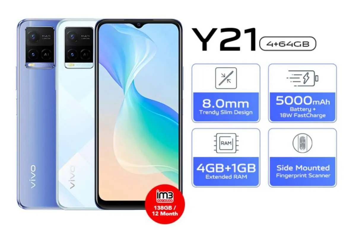 Masih Terus Diburu di Tahun 2023, Simak Spesifikasi & Harga HP Vivo Y21