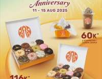 Daftar Promo JCO Anniversary 11-15 Agustus, Paket Donuts-Merchandise Harga Spesial