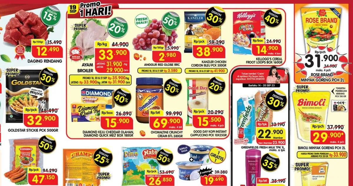 Promo Superindo Weekday Sampai Hari Ini Kamis 21 September 2023, Jangan Melewatkan! 