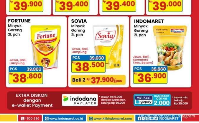 Promo Minyak Goreng di Indomaret 6 Mei 2025, Ada Cashback dengan Gopay Sampai Besok