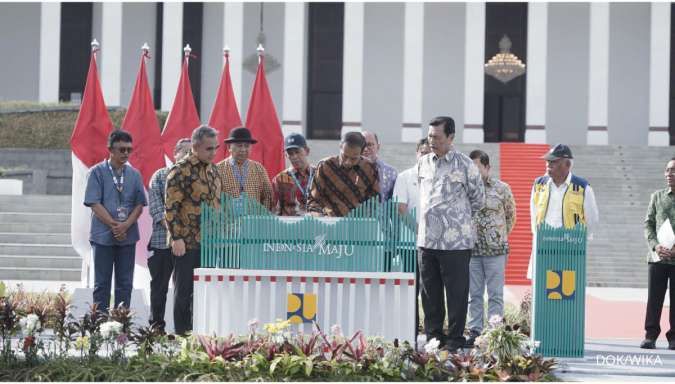 Presiden Jokowi Resmikan Istana Negara IKN Karya WIKA KSO