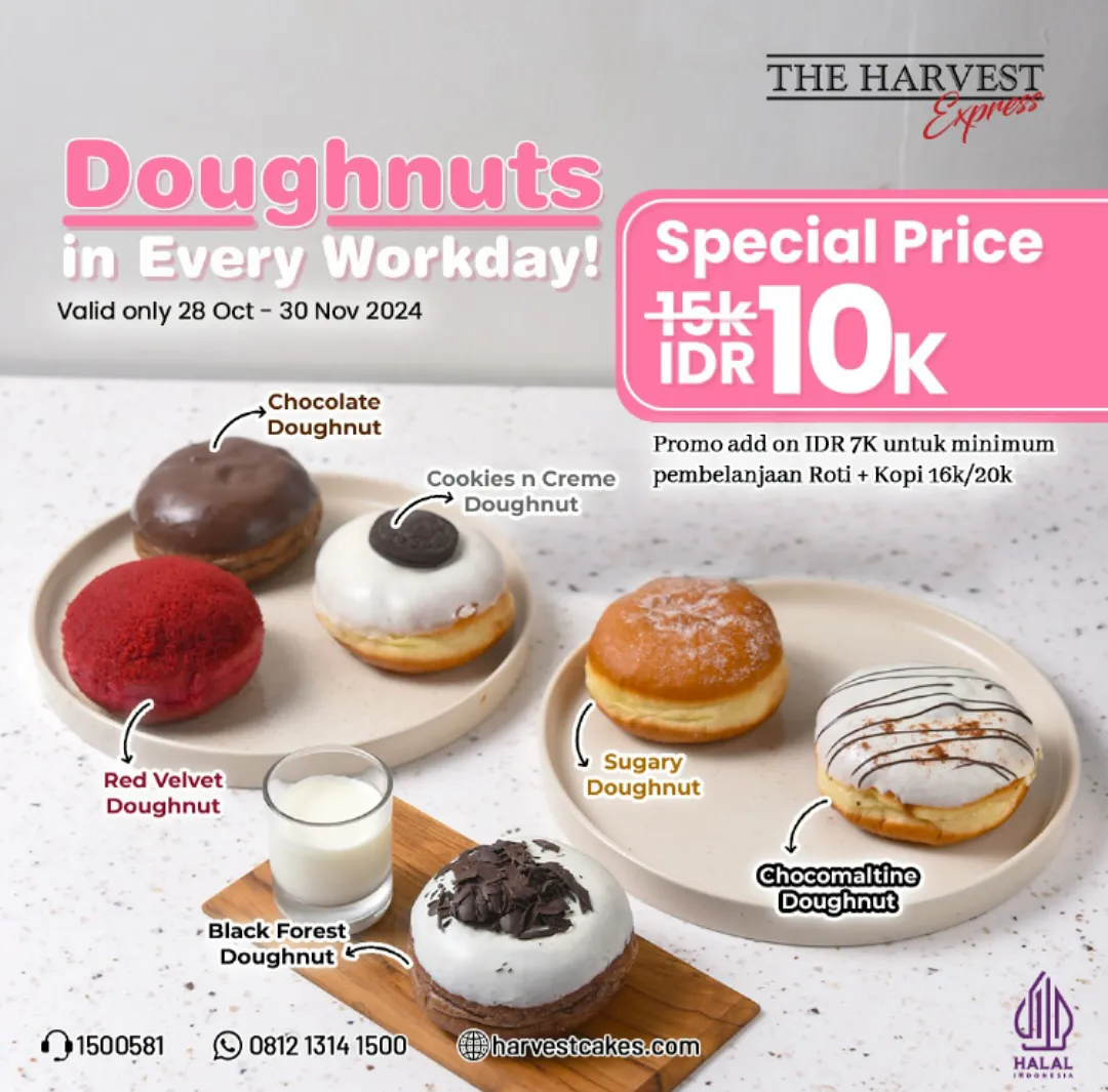 The Harvest Express donat 10k