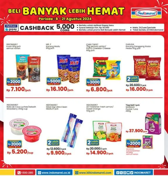 Promo Indomaret Super Hemat Periode 8-21 Agustus 2024