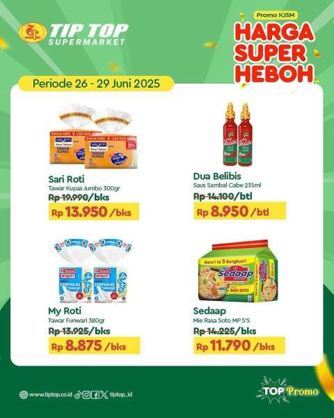Promo KJSM Tip Top 26-29 Juni 2025