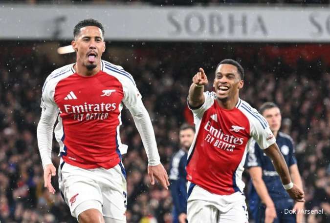 Hasil Pertandingan Liga Inggris: Arsenal 2-0 Manchester United