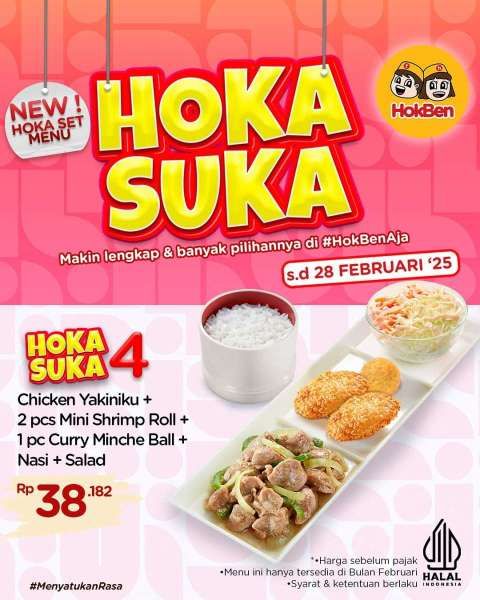 Promo HokBen Hoka Suka Sampai 28 Februari 2025