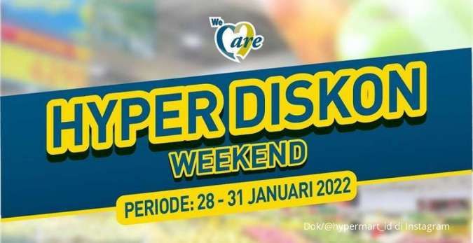 Promo JSM Hypermart 29 Januari 2022, Jangan Lewatkan Hyper Diskon Weekend Terbaru