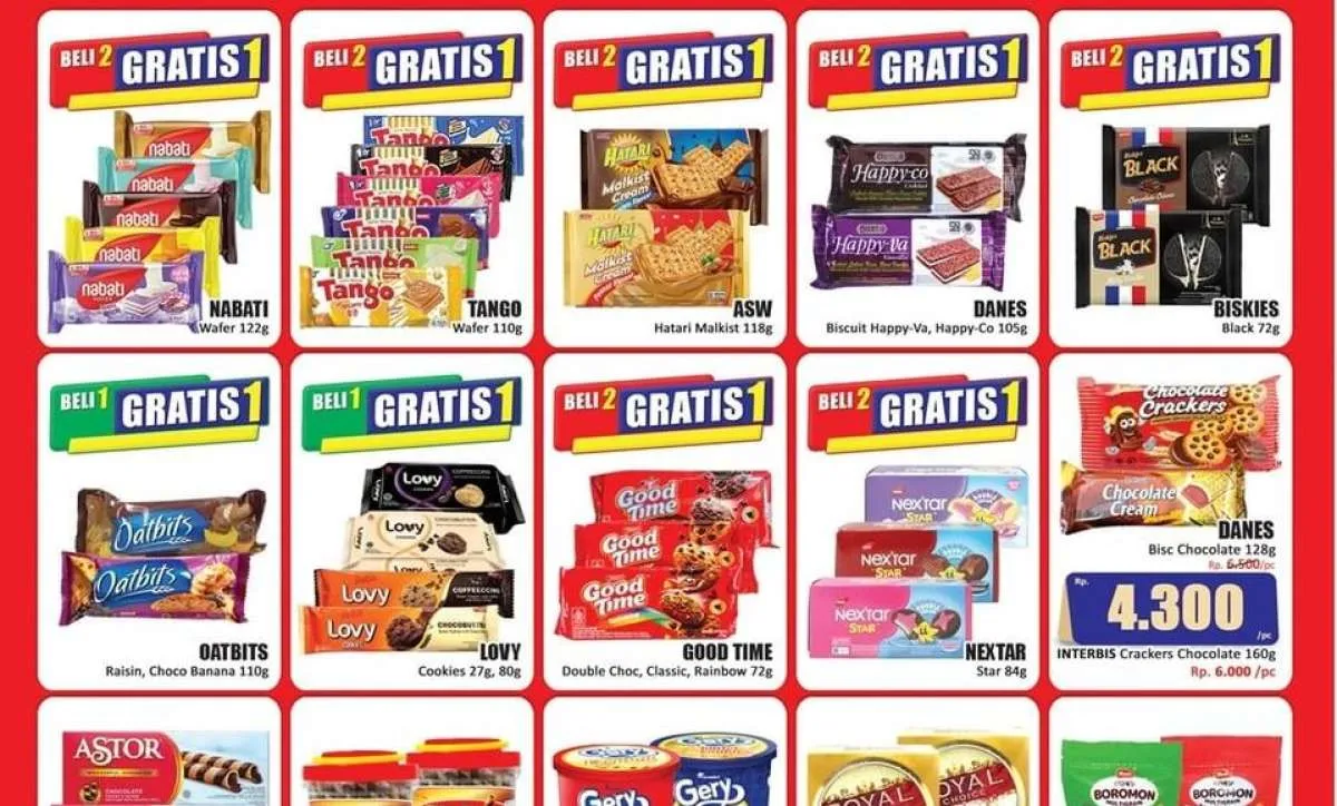 Promo Hari Hari Swalayan KJSM Hari Ini 22-25 Agustus 2024, Good Time Beli 2 Gratis 1