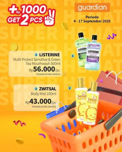 Promo Guardian Super Hemat Periode 4-17 September 2025