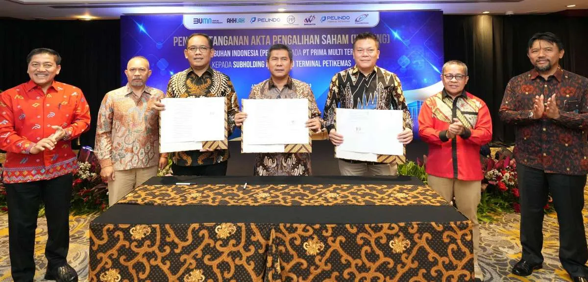 Optimalkan Layanan, Pelindo Awali Tahun Tuntaskan Inbreng Saham 
