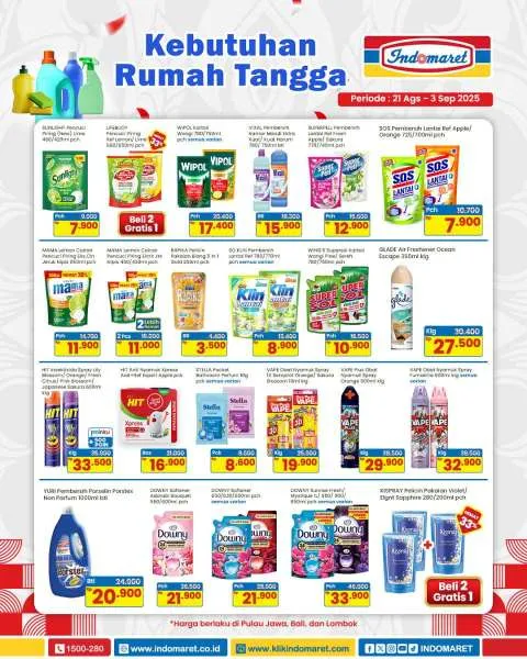 Promo Indomaret Super Hemat Periode 21 Agustus-3 September 2025