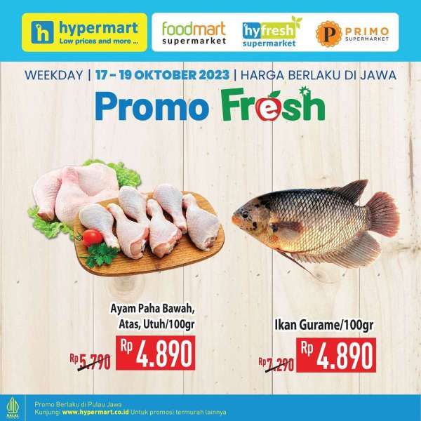 Promo Hypermart Terbaru 17-19 Oktober 2023, Hyper Diskon Weekday Pertengahan Bulan