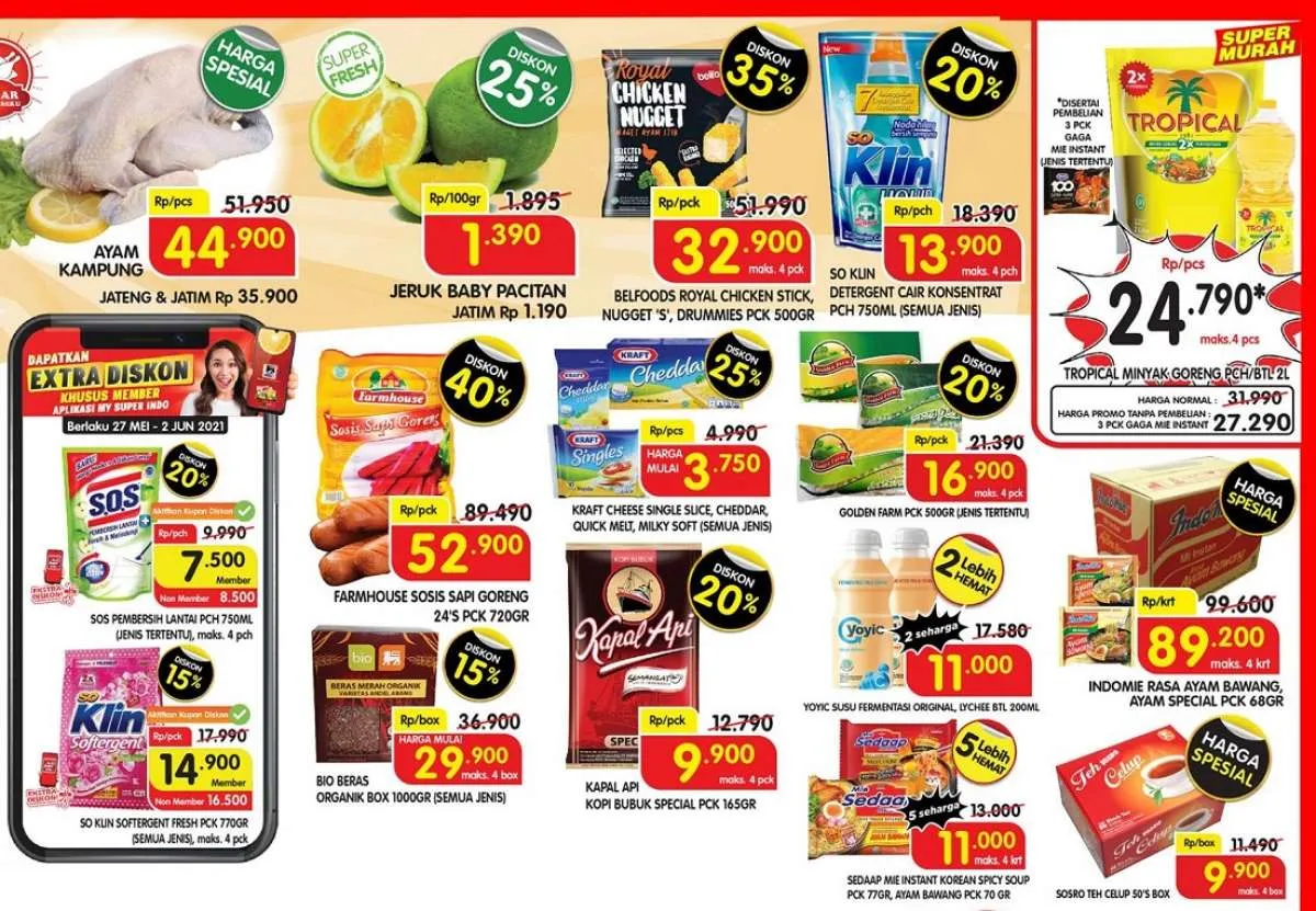 Promo Superindo tanggal merah 1 Juni 2021, diskonan hari libur!