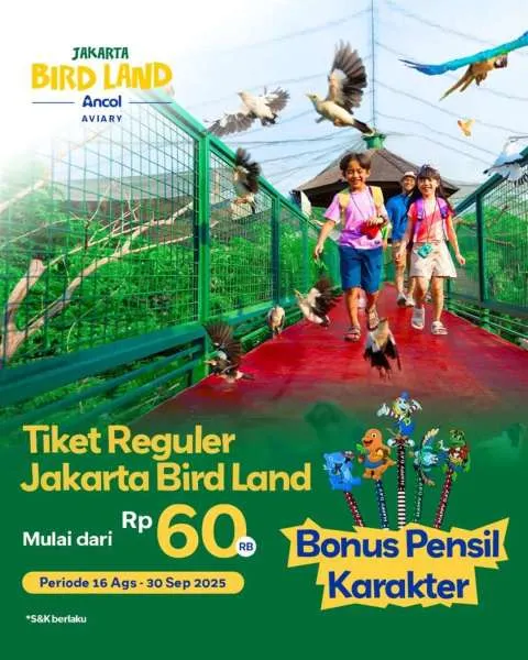 Promo Ancol Jakarta Bird Land