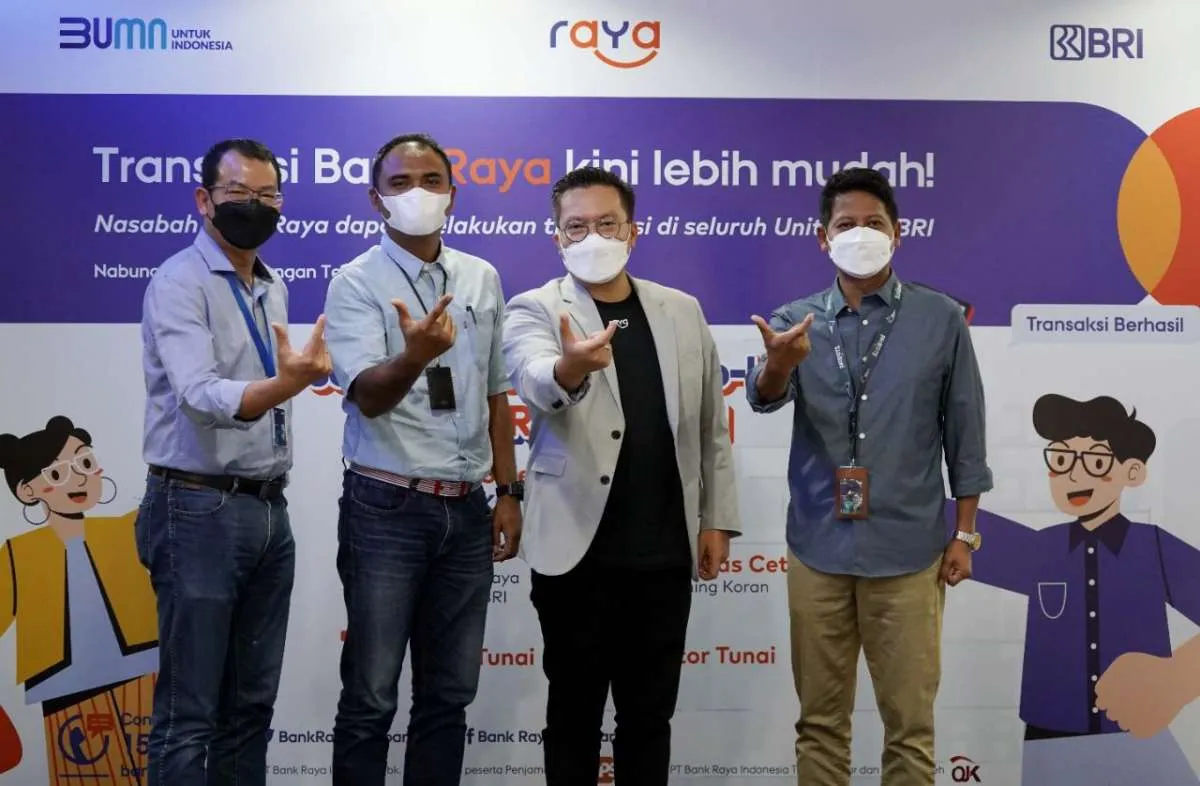 Gandeng BRI, Bank Raya Luncurkan Layanan Transaksi Bagi Nasabah