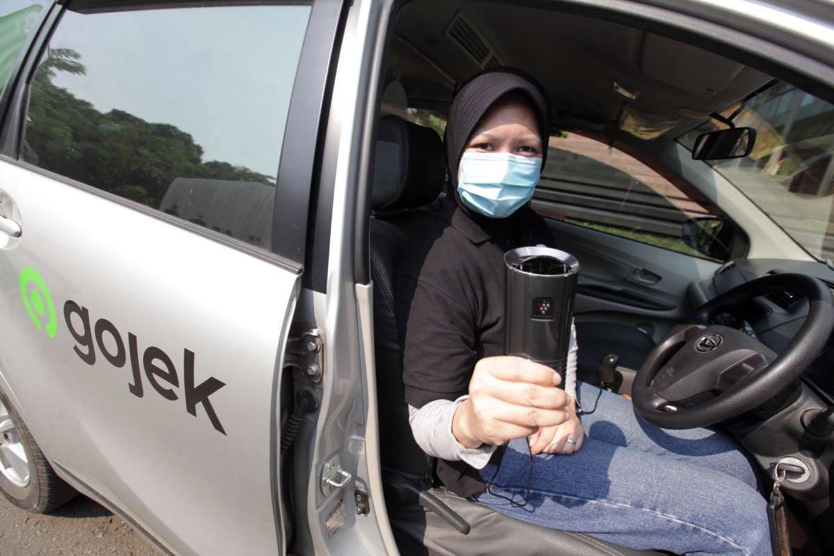 Pembersih udara Sharp di armada Gocar