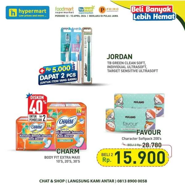 Promo Hypermart Beli Banyak Lebih Hemat Periode 12-15 April 2024