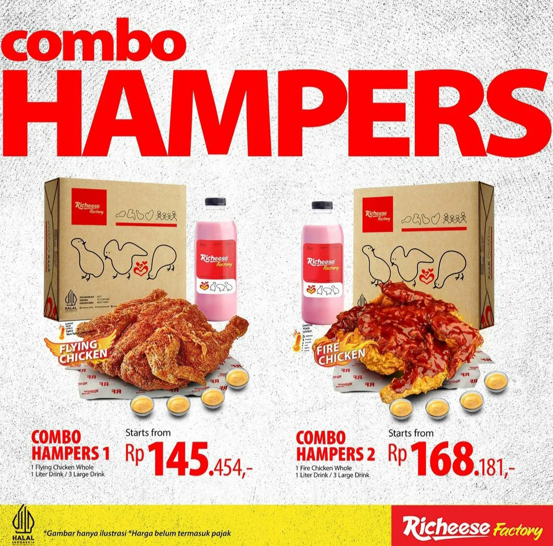 Promo Richeese Factory Banzai Chicken dan Combo Hampers 2024